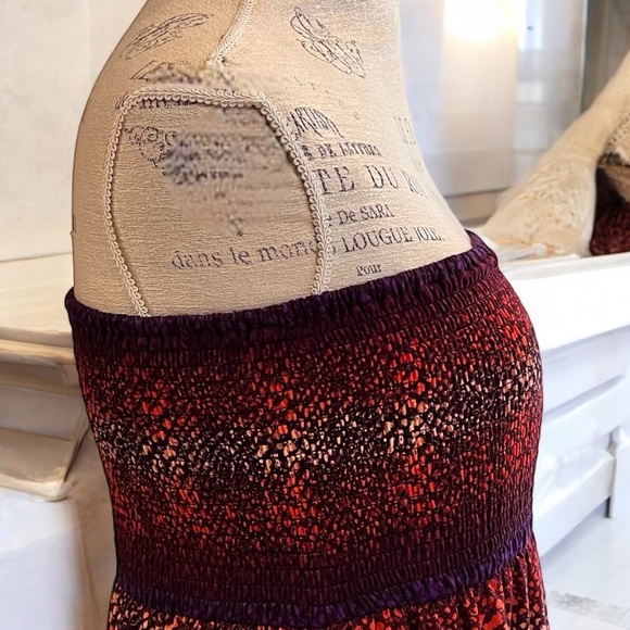 Gorgeous strapless maxi dress Fire Los Angeles size M - Picture 13 of 16